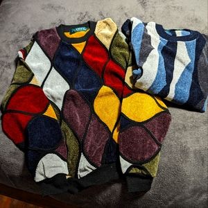 2 men's sweaters